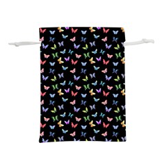 Bright And Beautiful Butterflies Lightweight Drawstring Pouch (l) by SychEva