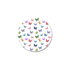 Cute Bright Butterflies Hover In The Air Golf Ball Marker (4 Pack)