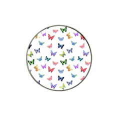 Cute Bright Butterflies Hover In The Air Hat Clip Ball Marker (10 Pack) by SychEva