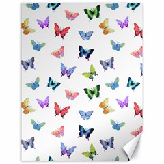 Cute Bright Butterflies Hover In The Air Canvas 18  X 24  by SychEva