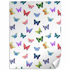 Cute Bright Butterflies Hover In The Air Canvas 36  X 48  by SychEva