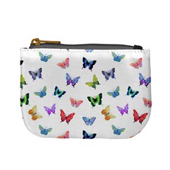 Cute Bright Butterflies Hover In The Air Mini Coin Purse by SychEva