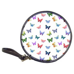 Cute Bright Butterflies Hover In The Air Classic 20-cd Wallets by SychEva