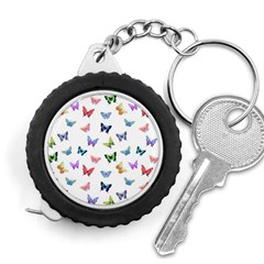 Cute Bright Butterflies Hover In The Air Measuring Tape by SychEva