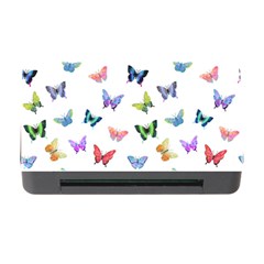 Cute Bright Butterflies Hover In The Air Memory Card Reader With Cf by SychEva