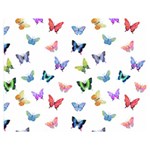 Cute Bright Butterflies Hover In The Air Double Sided Flano Blanket (Medium)  60 x50  Blanket Front