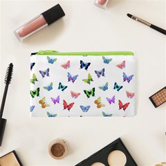 Cute Bright Butterflies Hover In The Air Cosmetic Bag (xs) by SychEva