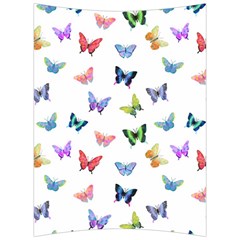 Cute Bright Butterflies Hover In The Air Back Support Cushion by SychEva