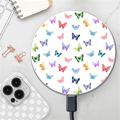 Cute Bright Butterflies Hover In The Air Wireless Charger