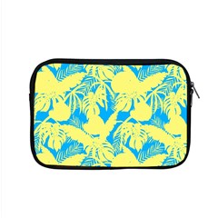 Yellow And Blue Leafs Silhouette At Sky Blue Apple Macbook Pro 15  Zipper Case by Casemiro