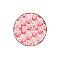 Pink And White Donuts Hat Clip Ball Marker (4 Pack) by SychEva