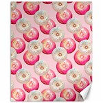 Pink And White Donuts Canvas 16  x 20  15.75 x19.29  Canvas - 1