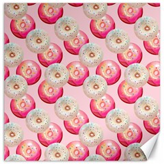 Pink And White Donuts Canvas 20  X 20  by SychEva