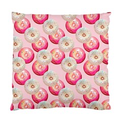 Pink And White Donuts Standard Cushion Case (two Sides) by SychEva