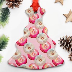 Pink And White Donuts Ornament (christmas Tree)  by SychEva