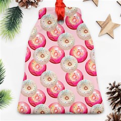 Pink And White Donuts Ornament (bell) by SychEva