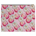 Pink And White Donuts Cosmetic Bag (XXXL) Back