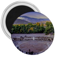 Epidaurus Theater, Peloponnesse, Greece 3  Magnets by dflcprintsclothing