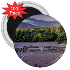 Epidaurus Theater, Peloponnesse, Greece 3  Magnets (100 Pack) by dflcprintsclothing