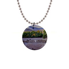 Epidaurus Theater, Peloponnesse, Greece 1  Button Necklace by dflcprintsclothing