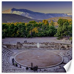 Epidaurus Theater, Peloponnesse, Greece Canvas 12  X 12  by dflcprintsclothing