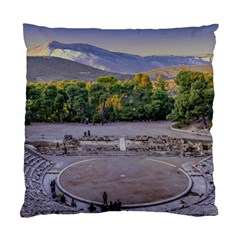 Epidaurus Theater, Peloponnesse, Greece Standard Cushion Case (two Sides) by dflcprintsclothing