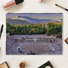 Epidaurus Theater, Peloponnesse, Greece Cosmetic Bag (xl) by dflcprintsclothing