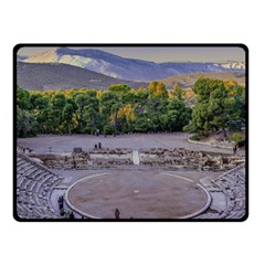 Epidaurus Theater, Peloponnesse, Greece Fleece Blanket (small) by dflcprintsclothing