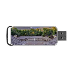 Epidaurus Theater, Peloponnesse, Greece Portable Usb Flash (one Side) by dflcprintsclothing