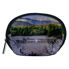 Epidaurus Theater, Peloponnesse, Greece Accessory Pouch (medium) by dflcprintsclothing