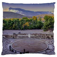 Epidaurus Theater, Peloponnesse, Greece Standard Flano Cushion Case (one Side) by dflcprintsclothing