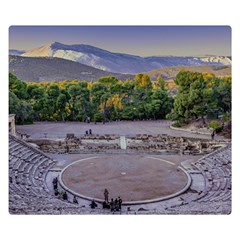 Epidaurus Theater, Peloponnesse, Greece Double Sided Flano Blanket (small)  by dflcprintsclothing