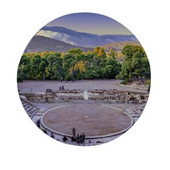 Epidaurus Theater, Peloponnesse, Greece Mini Round Pill Box (pack Of 3) by dflcprintsclothing