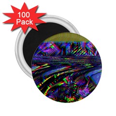 Unadjusted Tv Screen 2 25  Magnets (100 Pack)  by MRNStudios