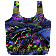 Unadjusted Tv Screen Full Print Recycle Bag (xxxl) by MRNStudios