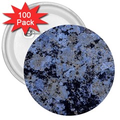 Marble Texture Top View 3  Buttons (100 Pack)  by dflcprintsclothing