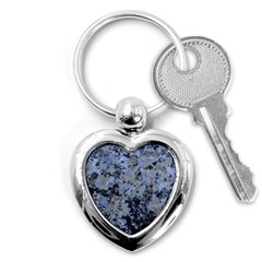 Marble Texture Top View Key Chain (heart) by dflcprintsclothing