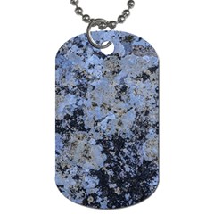 Marble Texture Top View Dog Tag (two Sides) by dflcprintsclothing