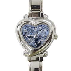 Marble Texture Top View Heart Italian Charm Watch