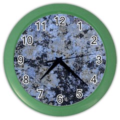 Marble Texture Top View Color Wall Clock by dflcprintsclothing