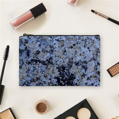 Marble Texture Top View Cosmetic Bag (medium)