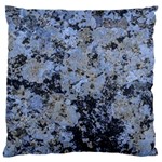 Marble Texture Top View Large Flano Cushion Case (Two Sides) Front