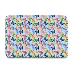 Beautiful Bright Butterflies Are Flying Plate Mats by SychEva