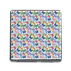 Beautiful Bright Butterflies Are Flying Memory Card Reader (square 5 Slot) by SychEva