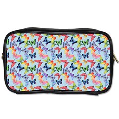 Beautiful Bright Butterflies Are Flying Toiletries Bag (two Sides) by SychEva