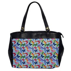 Beautiful Bright Butterflies Are Flying Oversize Office Handbag by SychEva