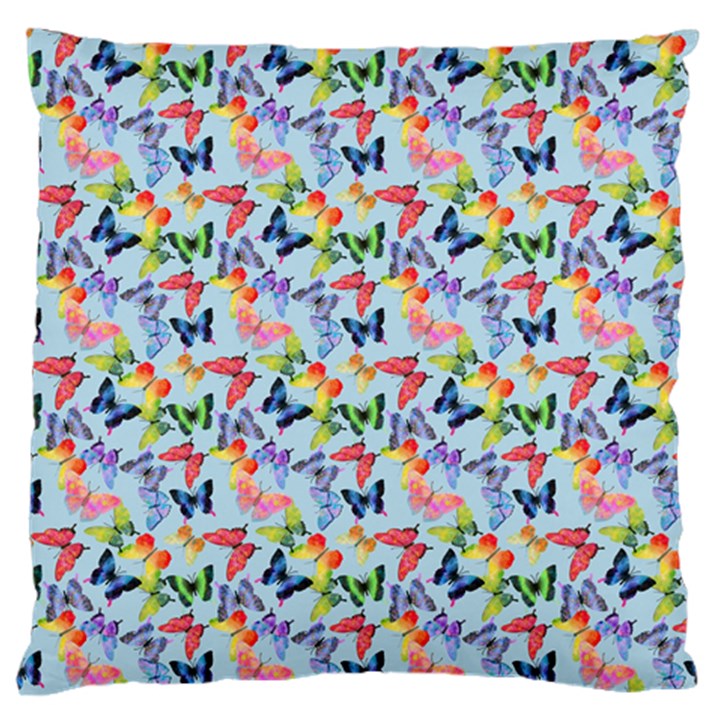 Beautiful Bright Butterflies Are Flying Standard Flano Cushion Case (Two Sides)