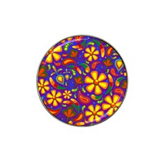 Gay Pride Rainbow Floral Paisley Hat Clip Ball Marker (4 Pack) by VernenInk