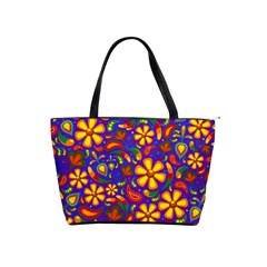 Gay Pride Rainbow Floral Paisley Classic Shoulder Handbag by VernenInk