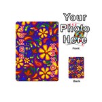 Gay Pride Rainbow Floral Paisley Playing Cards 54 Designs (Mini) Front - Joker2